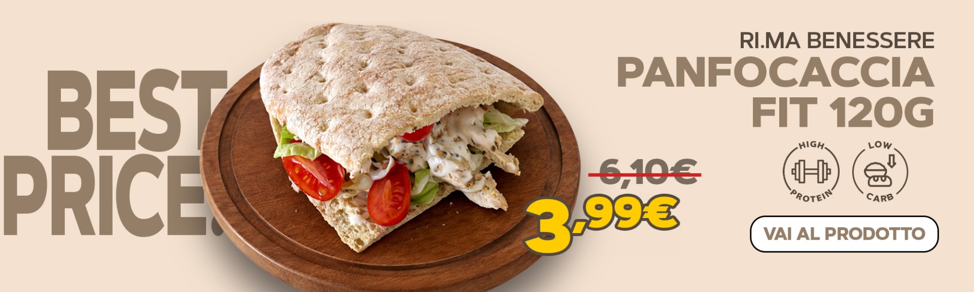 Promo Panfocaccia Fit Rima
