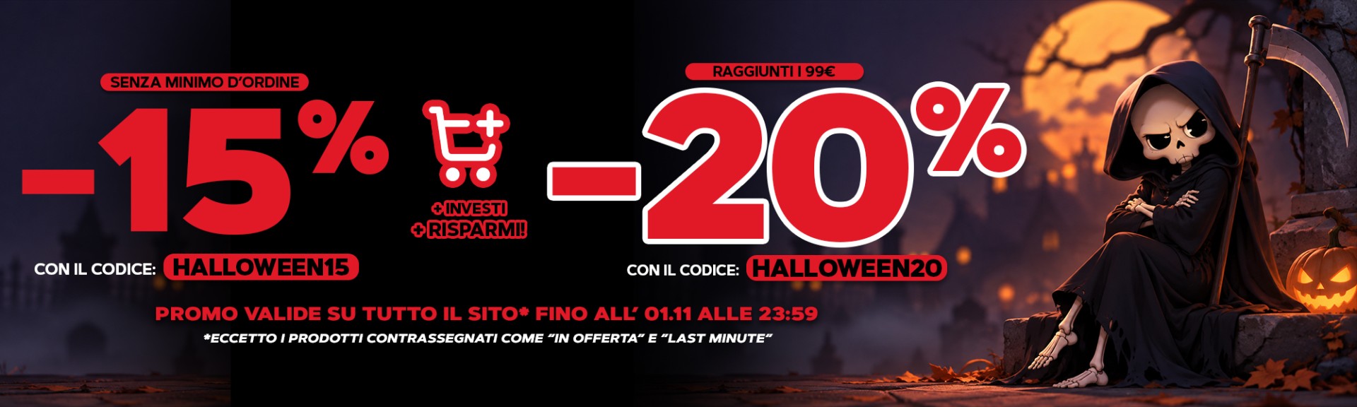 Last call HALLOWEEN WEEK -20%