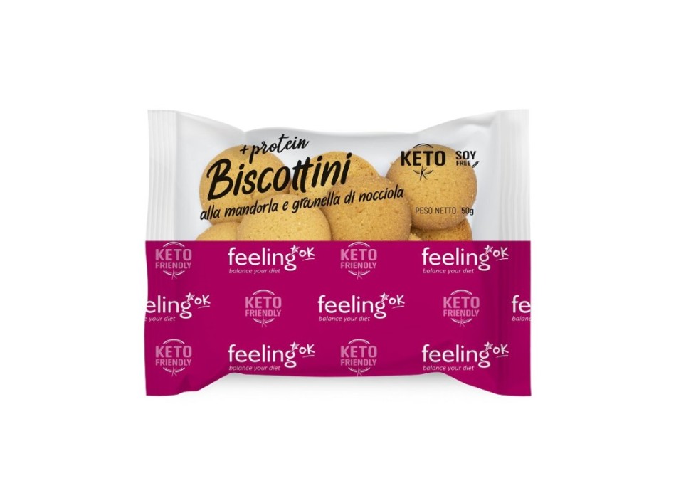 Biscottini alla mandorla e granella di nocciola +Protein 50g 1 Heracles Nutrition - Acquista online