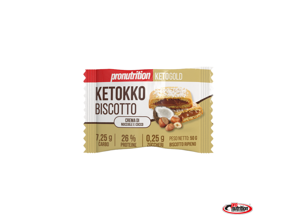 Biscotto Ketokko Cocco Nocciola 50g 1 Heracles Nutrition - Acquista online