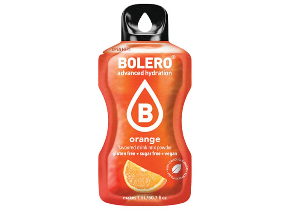 Bolero Drinks Con Stevia Arancia 9g 1 Heracles Nutrition - Acquista online