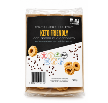 Frollini Hi-Pro con Gocce di Cioccolato Keto Friendly 120g 2 Heracles Nutrition - Acquista online
