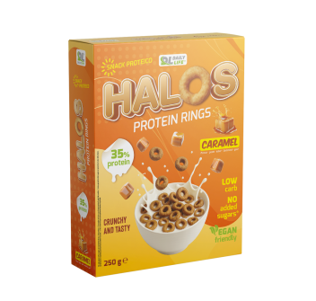 Halos Protein Rings Caramel 250g 1 Heracles Nutrition - Acquista online