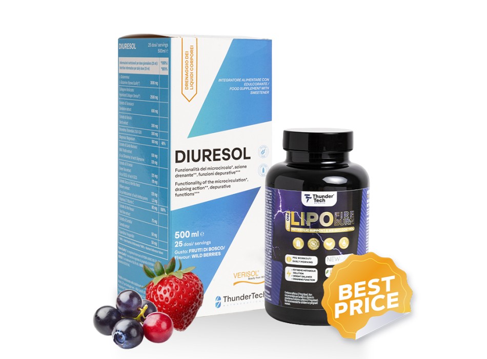 Kit Definizione e Dimagrimento Advance (LipoFire 100cpr +Diuresol 500ml) 3 Heracles Nutrition - Acquista online