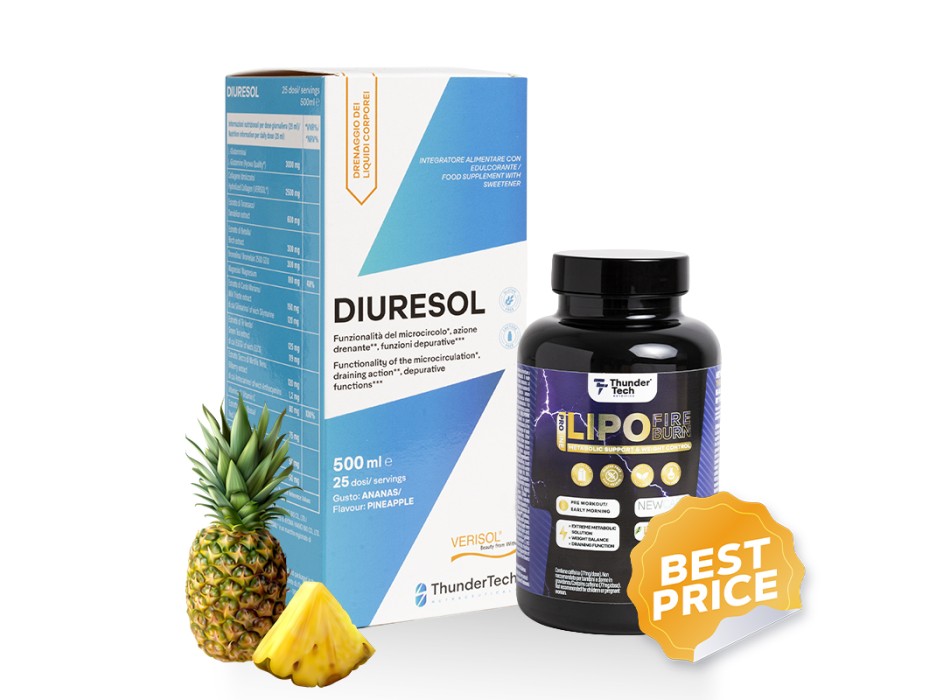 Kit Definizione e Dimagrimento Advance (LipoFire 100cpr +Diuresol 500ml) 2 Heracles Nutrition - Acquista online