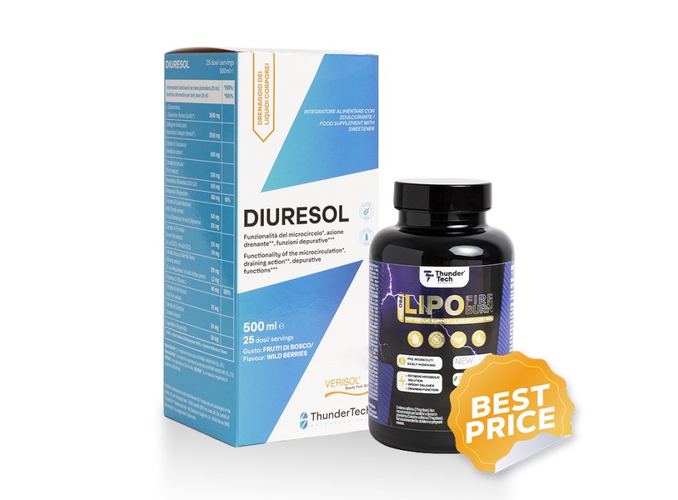 Kit Definizione e Dimagrimento Advance (LipoFire 100cpr +Diuresol 500ml) 1 Heracles Nutrition - Acquista online