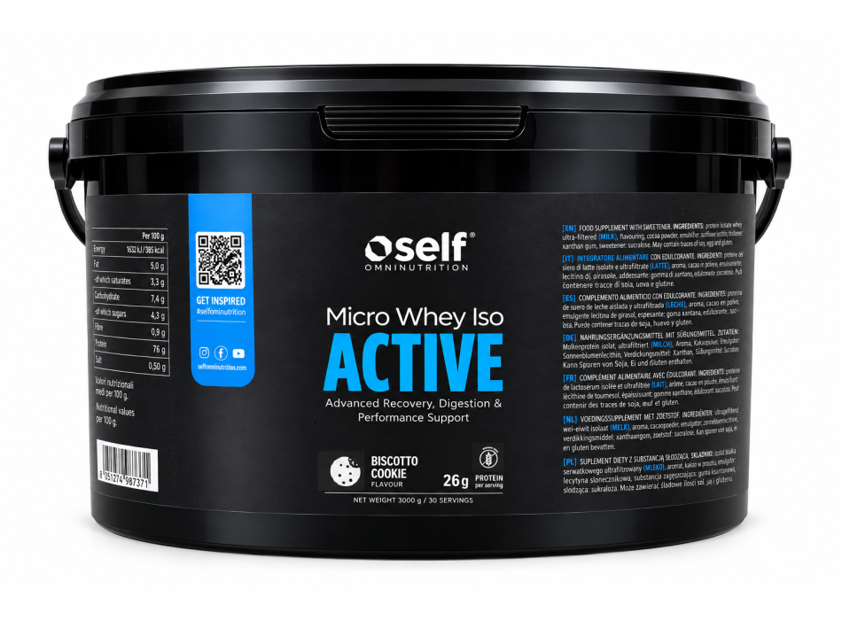 Micro Whey Active Isolate Protein 900g Biscotto 1 Heracles Nutrition - Acquista online