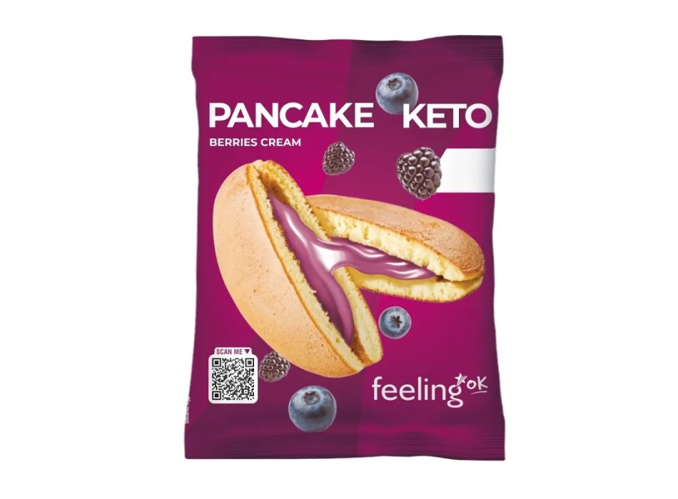 Pancake Keto Crema Frutti di Bosco 50g 1 Heracles Nutrition - Acquista online
