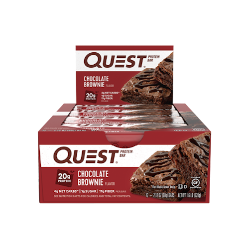 QUEST PROTEIN BARS - CHOCOLATE BROWNIE