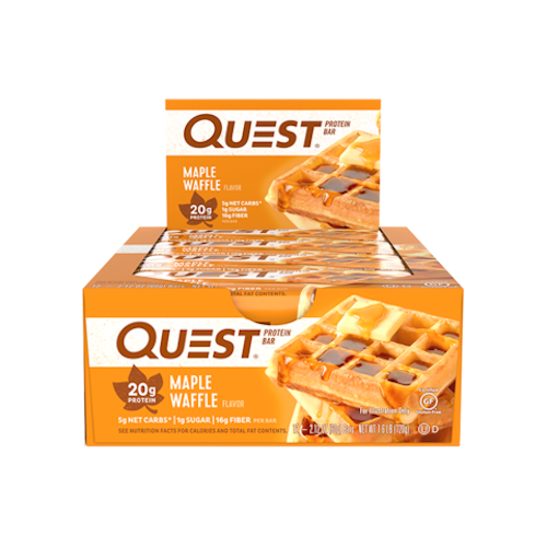 QUEST PROTEIN BARS - MAPLE WAFFLE PROTEIN