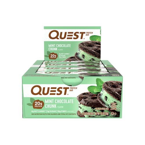 QUEST PROTEIN BARS - MINT CHOCOLATE CHUNK