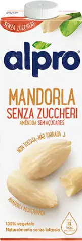 LATTE DI MANDORLA SENZA ZUCCHERI - 1 LITRO